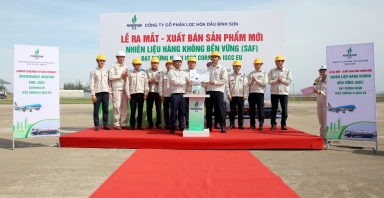 BSR xuất bán lô sản phẩm mới Nhiên liệu hàng không bền vững (SAF)