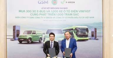 Xanh SM, V-Green và CK Việt Nam hợp tác “Điện hóa giao thông” Nghệ An