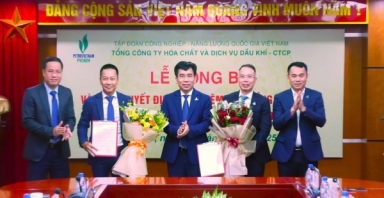 PVChem công bố và trao quyết định bổ nhiệm hai Phó Tổng Giám đốc