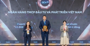 BIDV được vinh danh “Top 50 công ty niêm yết tốt nhất Việt Nam”