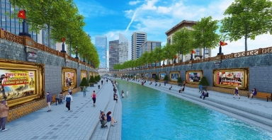 Hà Nội khởi động dự án công viên ven sông Tô Lịch