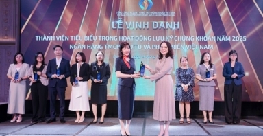 BIDV - Top 10 thành viên tiêu biểu trong hoạt động lưu ký chứng khoán năm 2025