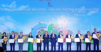 PV Drilling và PVCFC được vinh danh Top 100 doanh nghiệp bền vững tại Việt Nam 2025