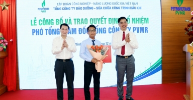 PVMR công bố Quyết định bổ nhiệm Phó Tổng giám đốc