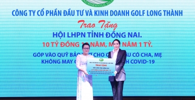 Golf Long Thành tài trợ 10 tỷ đồng cho chương trình 'Mẹ đỡ đầu' tỉnh Đồng Nai