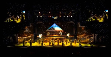 Dàn hợp xướng hơn 3.500 người trong PVcomBank Concert “Hành trình vàng son”