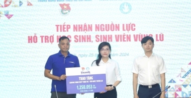 Cộng đồng góp 1, Vinamilk góp thêm 1 để nhân đôi hỗ trợ cho học sinh các tỉnh gặp thiên tai