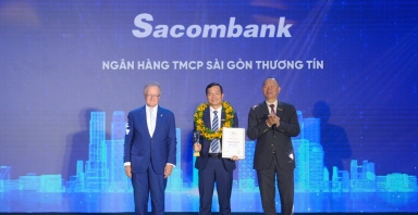 Sacombank vào Top 10 Ngân hàng Thương mại Việt Nam uy tín 2025