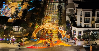 Thành phố Thiên niên kỷ T&T City Millennia bừng sáng trước đại nhạc hội
