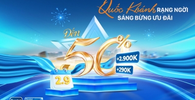 Mừng Quốc khánh 2/9, nhận hoàn tiền lên đến 2,9 triệu đồng cùng Sacombank