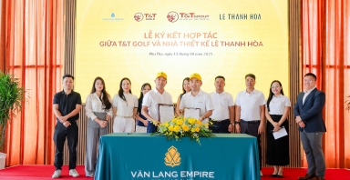 Nhà thiết kế Lê Thanh Hòa sẽ thiết kế đồng phục riêng cho cán bộ, nhân viên Văn Lang Empire T&T Golf Club