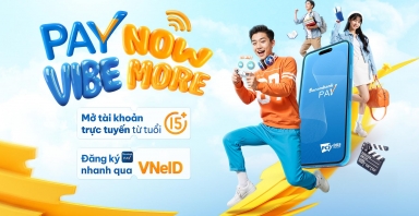Khách hàng từ 15 tuổi đã có thể mở tài khoản trực tuyến qua Sacombank Pay