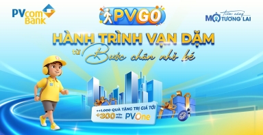 Trải nghiệm thử thách đi bộ, nhận thưởng hấp dẫn cùng PVcomBank