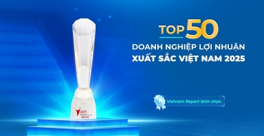 Sacombank thuộc Top 50 doanh nghiệp lợi nhuận xuất sắc Việt Nam 2025