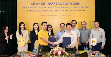 PVcomBank ký kết hợp tác cùng Trường Đại học Sư phạm Kỹ thuật Nam Định