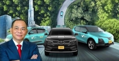 Doanh nghiệp taxi điện của tỷ phú Phạm Nhật Vượng mạnh tay tăng vốn lên 25.000 tỷ đồng