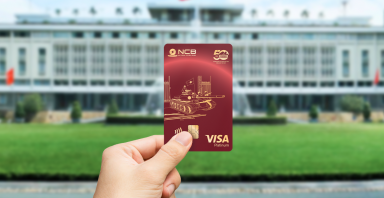 Thẻ tín dụng NCB phiên bản đặc biệt mừng 30/4: Một chiếc thẻ, hai giá trị