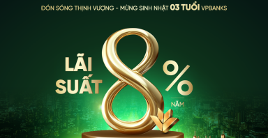 Mừng sinh nhật 3 tuổi, VPBankS ưu đãi khách hàng VIP thông qua chính sách vay minh bạch, hạn mức khủng