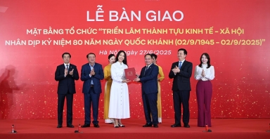 Vingroup bàn giao mặt bằng Triển lãm thành tựu kinh tế - xã hội kỷ niệm 80 năm ngày quốc khánh