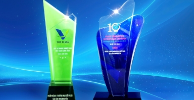 Sacombank đạt 2 giải thưởng VIE 10 và ESG 10 - khẳng định mục tiêu kinh doanh hiệu quả và phát triển bền vững