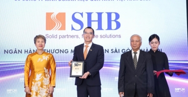SHB khẳng định vị thế với Top 50 công ty kinh doanh hiệu quả, Top 10 doanh nghiệp tư nhân