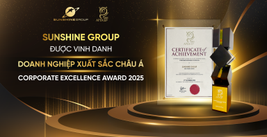 Sunshine Group được vinh danh Doanh nghiệp Xuất sắc Châu Á tại APEA 2025