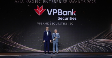 VPBankS nhận giải thưởng 'Doanh nghiệp Xuất sắc châu Á 2025'