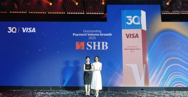 SHB lần thứ hai được VISA vinh danh “Ngôi sao tăng trưởng thẻ năm 2025”