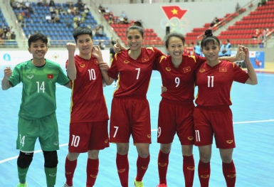 Đánh bại Malaysia, ĐT Việt Nam dẫn đầu bảng xếp hạng futsal nữ SEA Games 31