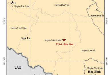Động đất ở Mộc Châu, Sơn La