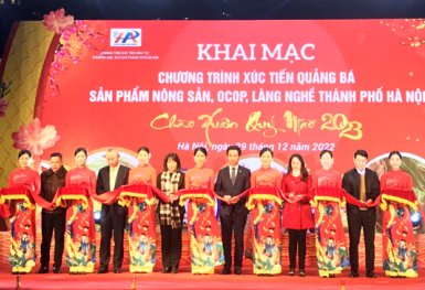 Hà Nội: Khai mạc Chương trình xúc tiến, quảng bá sản phẩm nông sản, OCOP, làng nghề Chào Xuân Quý Mão 2023