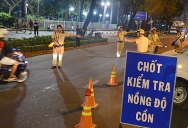 Hà Nội: Huy động tối đa lực lượng để kiểm tra nồng độ cồn, nghiêm cấm can thiệp
