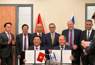 Việt Nam và Israel kết thúc đàm phán FTA sau 7 năm