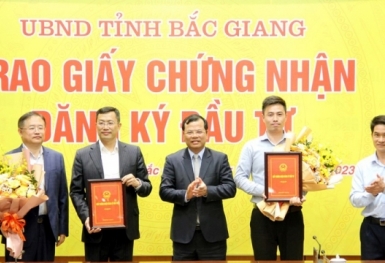 Thêm 2 dự án “khủng” đầu tư vào Bắc Giang