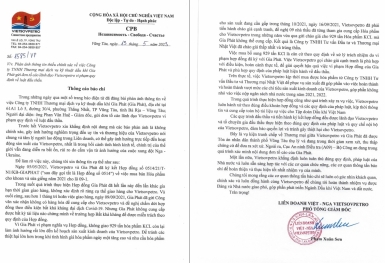 Vietsovpetro phản hồi thông tin tố cáo vi phạm quy định đấu thầu