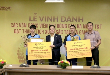 Tập đoàn T&T Group thưởng hơn 1 tỷ đồng cho kỳ tích bóng bàn Việt Nam tại SEA Games 32