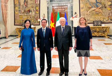 Việt Nam - Italia tăng cường hợp tác kinh tế, thương mại, đầu tư và hợp tác phát triển