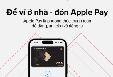 Techcombank giới thiệu Apple Pay: Phương thức thanh toán an toàn, bảo mật và riêng tư hơn