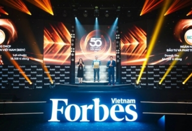 BIDV lần thứ 3 vào Top 50 công ty niêm yết tốt nhất Việt Nam