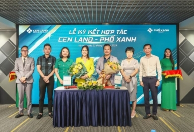 Cen Land hợp tác với Phố Xanh mở rộng thị phần bất động sản thổ cư