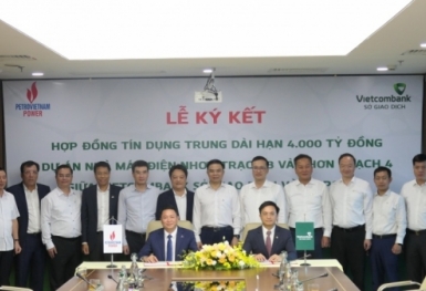 Vietcombank và PV Power ký kết hợp đồng tín dụng trị giá 4.000 tỷ đồng cho Dự án NMĐ Nhơn Trạch 3 và 4
