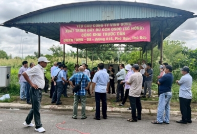 Khách hàng đòi quyền xây nhà tại dự án Green Town Thủ Đức, phản đối chủ đầu tư mang dự án đi thế chấp