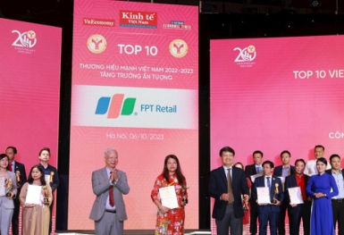 FPT Retail 10 năm liên tiếp khẳng định “Thương hiệu mạnh Việt Nam”