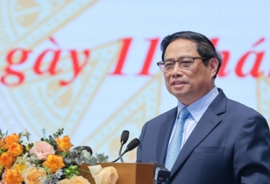 Thủ tướng chủ trì cuộc gặp của Thường trực Chính phủ với đại diện giới doanh nhân Việt Nam