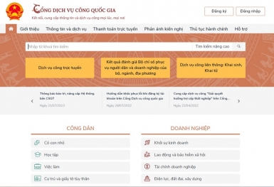 150 hệ thống đã được kết nối, tích hợp vào cổng Dịch vụ công quốc gia