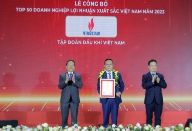 Năm thứ 5 liên tiếp, Petrovietnam đứng đầu Bảng xếp hạng 500 doanh nghiệp lợi nhuận tốt nhất Việt Nam