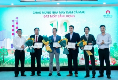 Nhà máy Đạm Cà Mau cán mốc sản lượng 10 triệu tấn urê