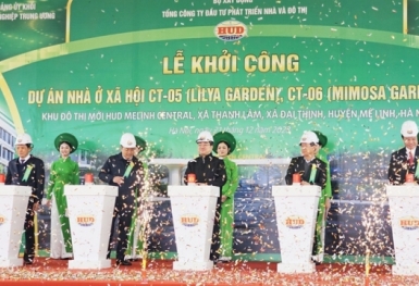 Tổng Công ty HUD khởi công dự án Nhà ở xã hội quy mô 280 căn hộ