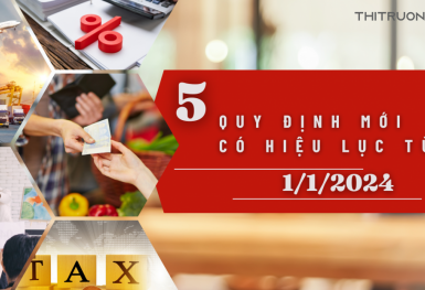 5 quy định mới có hiệu lục từ 1/1/2024 mà ai cũng cần biết