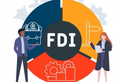 Tổng vốn FDI 'rót' vào Việt Nam (FDI) đạt gần 36,61 tỷ USD trong năm 2023